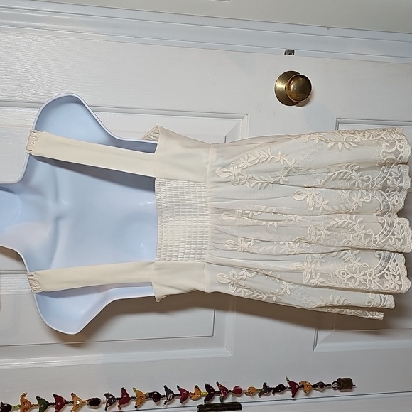 NWOT Boston Proper Cream Lace Tank Top - Picture 9 of 16